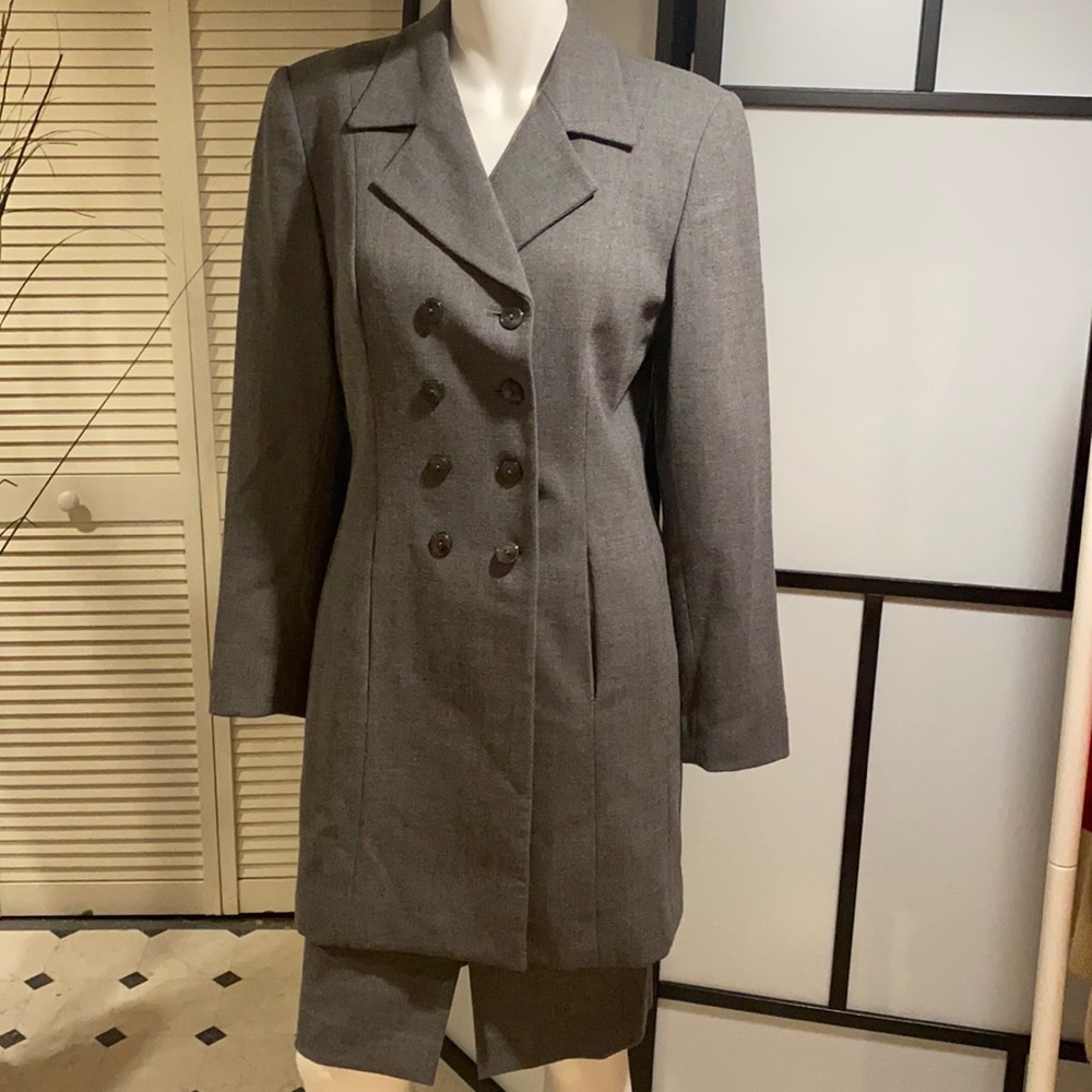 Kasper For Asl, Size 4, 2 Piece Set, Color Gray, … - image 1